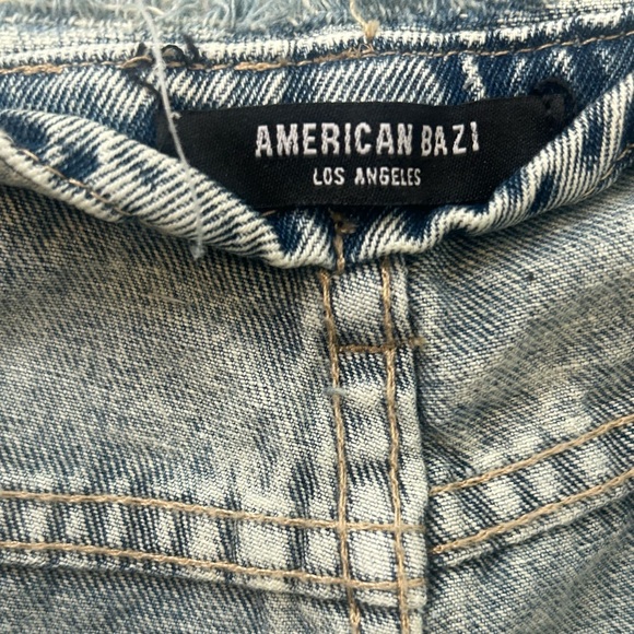 NWT American Bazi Wide-Leg Denim Jeans – Blue Wash - Large - Picture 4 of 9